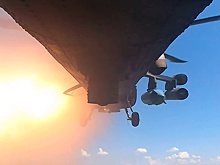 Вертолет Ми-28 ударил по боевикам ВСУ в Курской области