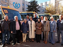 11 новых автобусов передано в сельские школы Астраханской области