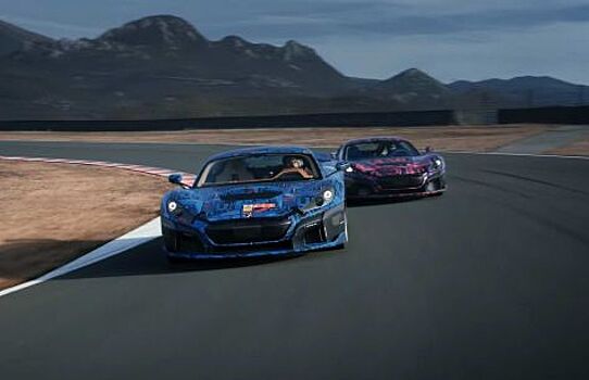 Rimac тестирует на треке прототипы C_Two