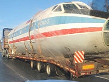 На трассе под Рязанью сфотографировали ТУ-134