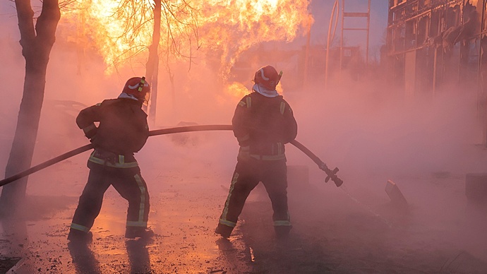 В Винницкой области загорелся объект критической инфраструктуры