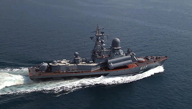 На Каспийской флотилии прошли антитеррористические учения