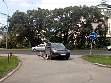 Велосипедист попал под колеса автомобиля в Вологде