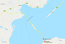 Google добавил Крымский мост на карты