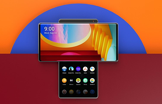 Появились первые рендеры смартфона LG Wing с вращающимся дисплеем