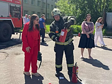 В Городском округе Пушкинский провели занятие по пожарной безопасности для студентов