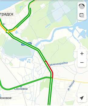 На въезде в Зеленоградск образовались большие пробки во время самоизоляции