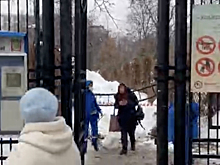 В центре Москвы обрушился арочный вход в сквер