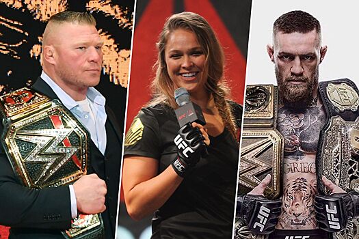 Слияние UFC и WWE, бойцы UFC переходят в реслинг, Конор Макгрегор, Ронда Роузи