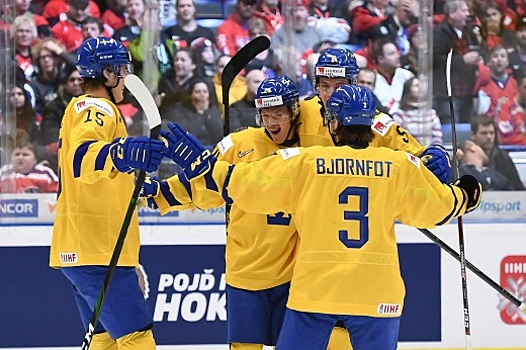 Сборная Швеции выиграла все пять матчей на МЧМ-2020 с общим счётом 25:8