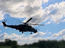Экипаж Ми-35М уничтожил позиции украинских боевиков в зоне СВО