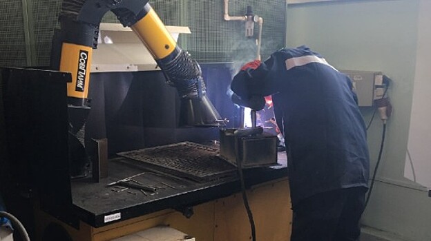 Лучшего сварщика определили в стенах Вологодского строительного колледжа