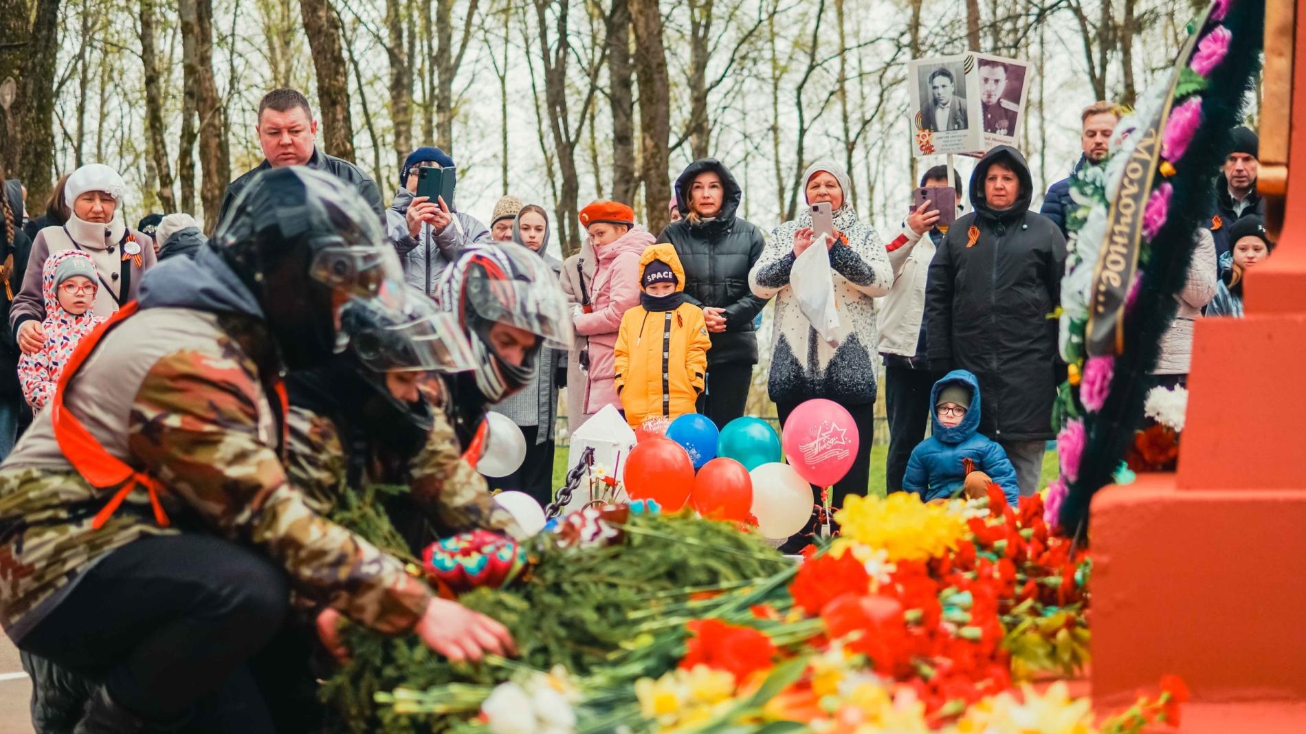 В селе Молочном Вологды отпраздновали День Победы