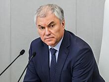 Володин: лидеры думских фракций могут звонить Путину напрямую