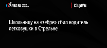 Школьницу на «зебре» сбил водитель легковушки в Стрельне