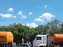 ДТП на Донгузской: столкнулись два бензовоза и легковушка