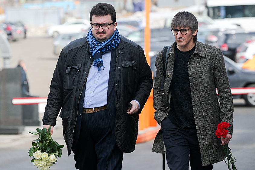 Журналисты Александр Будберг и Михаил Фишман (слева направо)
