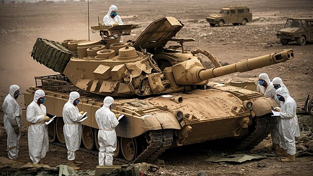 Эксперты Ростеха изучили трофейный танк «Абрамс»
