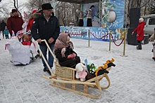 В Тюмени в конкурсе саней победил транспорт по мотивам "Двенадцати месяцев"