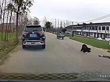 Водитель внедорожника остановил «сбежавший» от владельца мотороллер и прославился в Сети