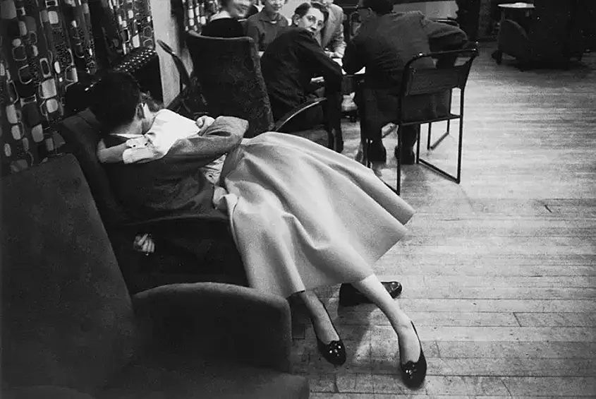 12 февраля 1955 года. Студенты в Манчестерском университете.