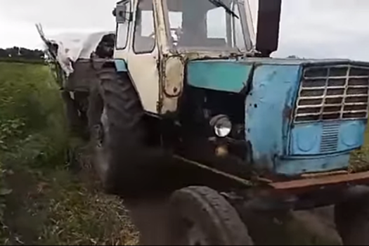 Украинцы на тракторе попытались ввезти в РФ три тонны мяса