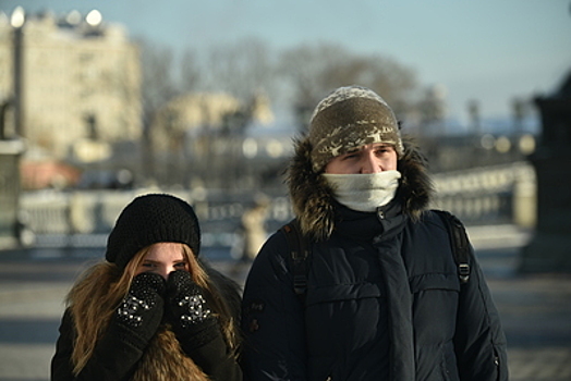 Врач: в сильный мороз дышать на улице надо через нос