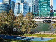 В Москве провели благоустройство возле причалов "Кутузовский" и "Сити-Багратион"