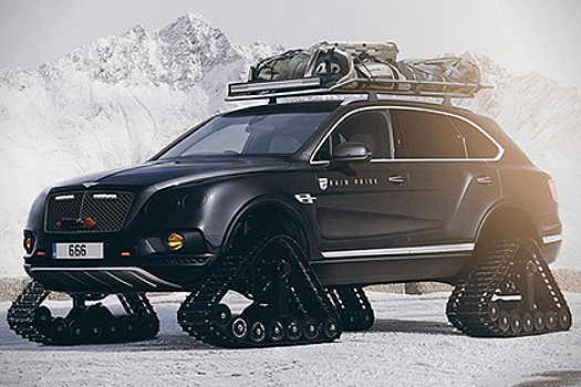 Внедорожник Bentley подготовили к нашествию живых мертвецов