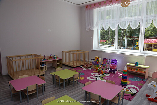Продолжается строительство детского сада в селе Каменки Богородского района