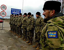 На границе с Крымом захвачена база крымско-татарского батальона