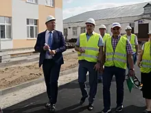 Готовность школы на 825 мест в районе Кунцево в Москве составляет 60%
