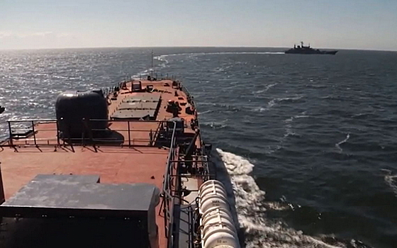 Видео: корабли Балтийского флота вышли в море на учения "Запад-2021"