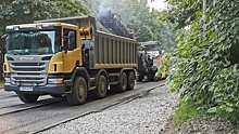 На проезде Циолковского в Королеве приступили к замене дорожного полотна