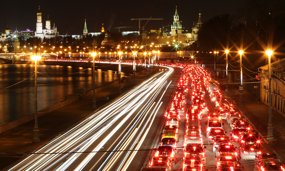 Москва в дороге