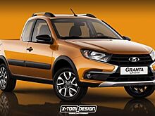 В сети появились рендеры необычной LADA Granta Cross