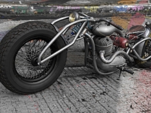 Посмотрите на крутой кастом из старенькой Jawa советских времён