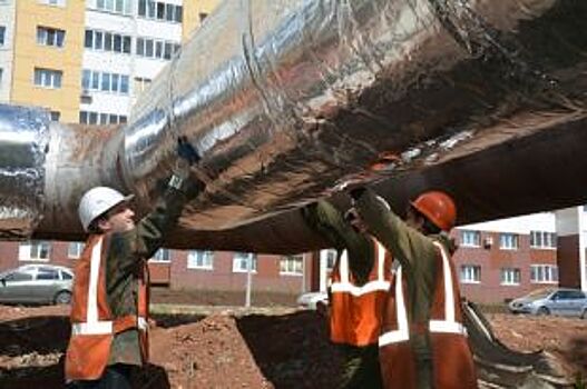 В Оренбурге заменена изоляция магистральных тепловых сетей