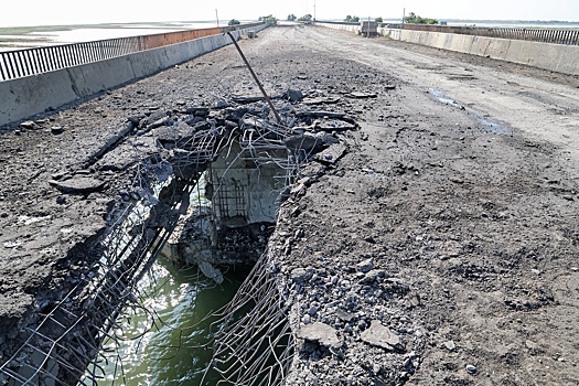 Власти Крыма считают, что Чонгарский мост будет быстро восстановлен