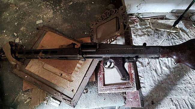 Росгвардейцы нашли схрон с оружием производства Швеции и Германии в ЛНР