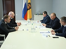 Олег Мельниченко провел рабочую встречу с директором компании «АгроАльянс» Романом Гладковым