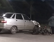 В Бузулуке произошла авария с участием молодого мотоциклиста