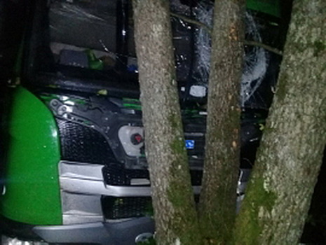 Фура и микроавтобус столкнулись на трассе «М3 «Украина»