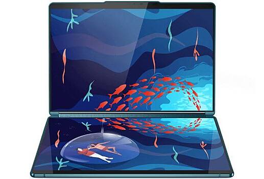 Lenovo готовит ноутбук YogaBook 9i с двумя дисплеями и без клавиатуры