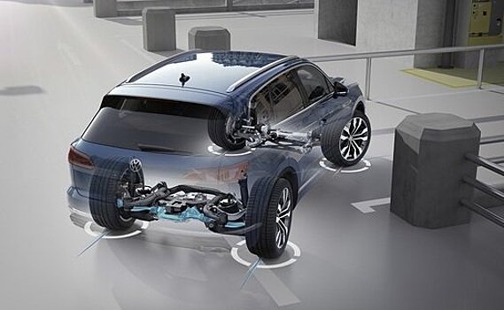 Компания Volkswagen рассказала о системе подруливания задних колёс у нового "Туарега"
