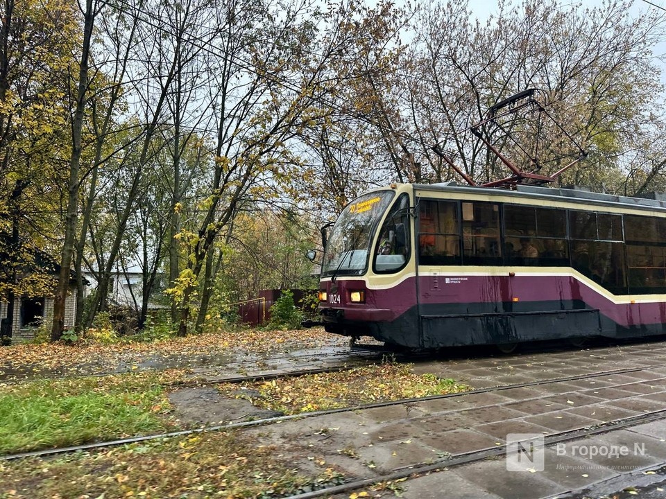 Трамваи №27 в Нижнем Новгороде возобновят работу после 15 июля