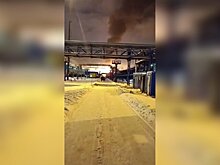 Пожар вспыхнул на терминале в порту Усть-Луга Ленинградской области