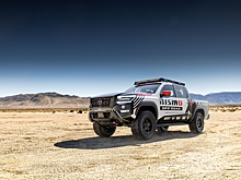 Пикап Nissan Frontier подготовили для участия в пустынных гонках