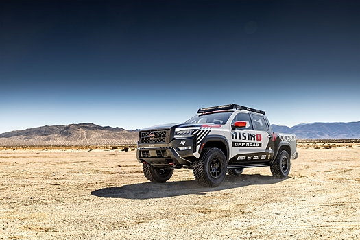 Пикап Nissan Frontier подготовили для участия в пустынных гонках