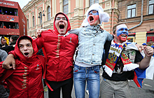 Жители Северо-Запада России празднуют выход национальной сборной в 1/4 финала ЧМ